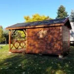 domek narzędziowy z tarasem paryż 5mx3m