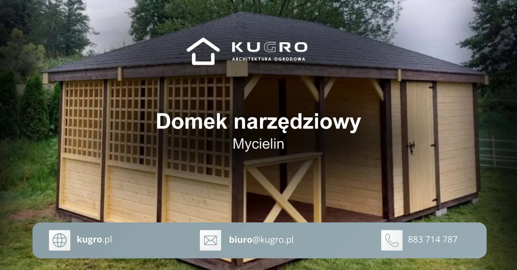Domek narzędziowy w Mycielinie – Domki narzędziowe w Mycielinie