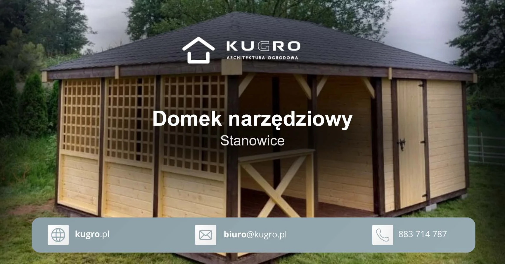 Domek narzędziowy w Stanowicach – Domki narzędziowe w Stanowicach
